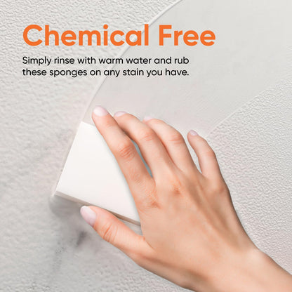 Superior Miracle Eraser Sponge Cleaning Sponge for Floor, Wall, Melamine Sponge Furniture Removes Scuffmarks, Dirt, and Tough Stains, Pack of 8, by Superio (32)