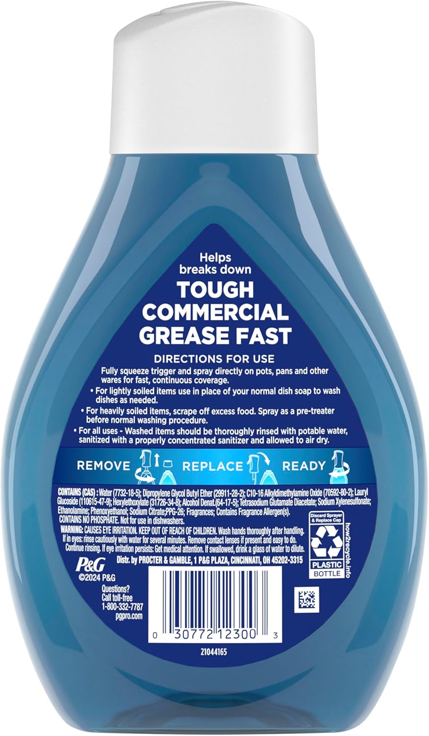 Dawn PRO Heavy Duty Powerwash, Bulk Foaming Dish Spray for Cleaning Burnt-On Grease in Commercial Kitchens, 16 fl oz (Case of 6)