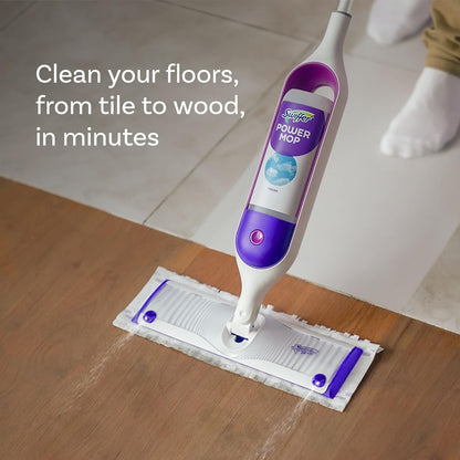 Swiffer PowerMop Floor Cleaning Solution with Fresh Scent, PowerMop Refills, Floor Cleaner for Mopping, 25.3 fl oz, 2 Pack