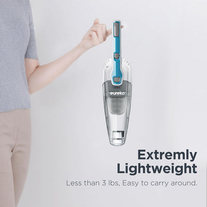 Eureka Blaze Stick Vacuum Cleaner, Powerful Suction 3-in-1 Small Handheld Vac with Filter for Hard Floor Lightweight Upright Home Pet Hair, Dark Black