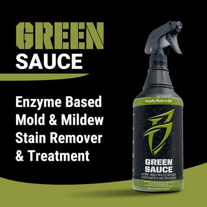 Boat Bling Green Sauce Enzyme-Based Stain Remover for Boat Interiors and Exterior, 32 oz.