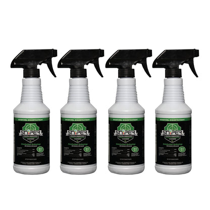 SNiPER Hospital Disinfectant, Odor Eliminator & All-Purpose Cleaner, 16 Ounce Spray, 2-Pack