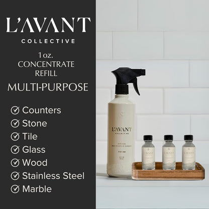 L'AVANT Collective Multipurpose Surface Cleaner | Provides a Powerful Clean to Remove Grease & Grime | Fresh Linen Scent (16 Fl oz)