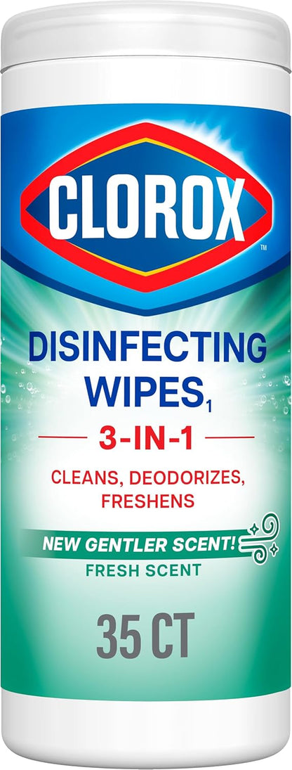 Clorox Disinfecting Cleaning Wipes Variety Pack, 35 Count Each (Package May Vary)