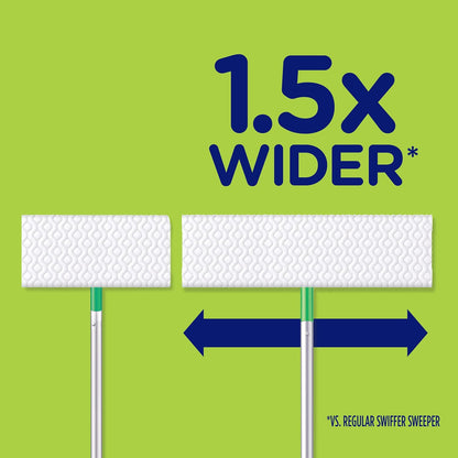 Swiffer Sweeper X-Large Disposable Sweeping Cloths, White, 16-Count Boxes (Pack of 3)