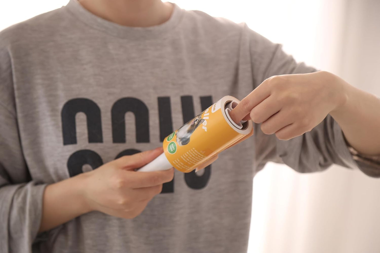 Extra Sticky Lint Roller for Pet Hair, 600 Sheets with 2 Reinforced Handles, Heavy Duty Lint Roller for Clothes, Couch, Furniture & Car