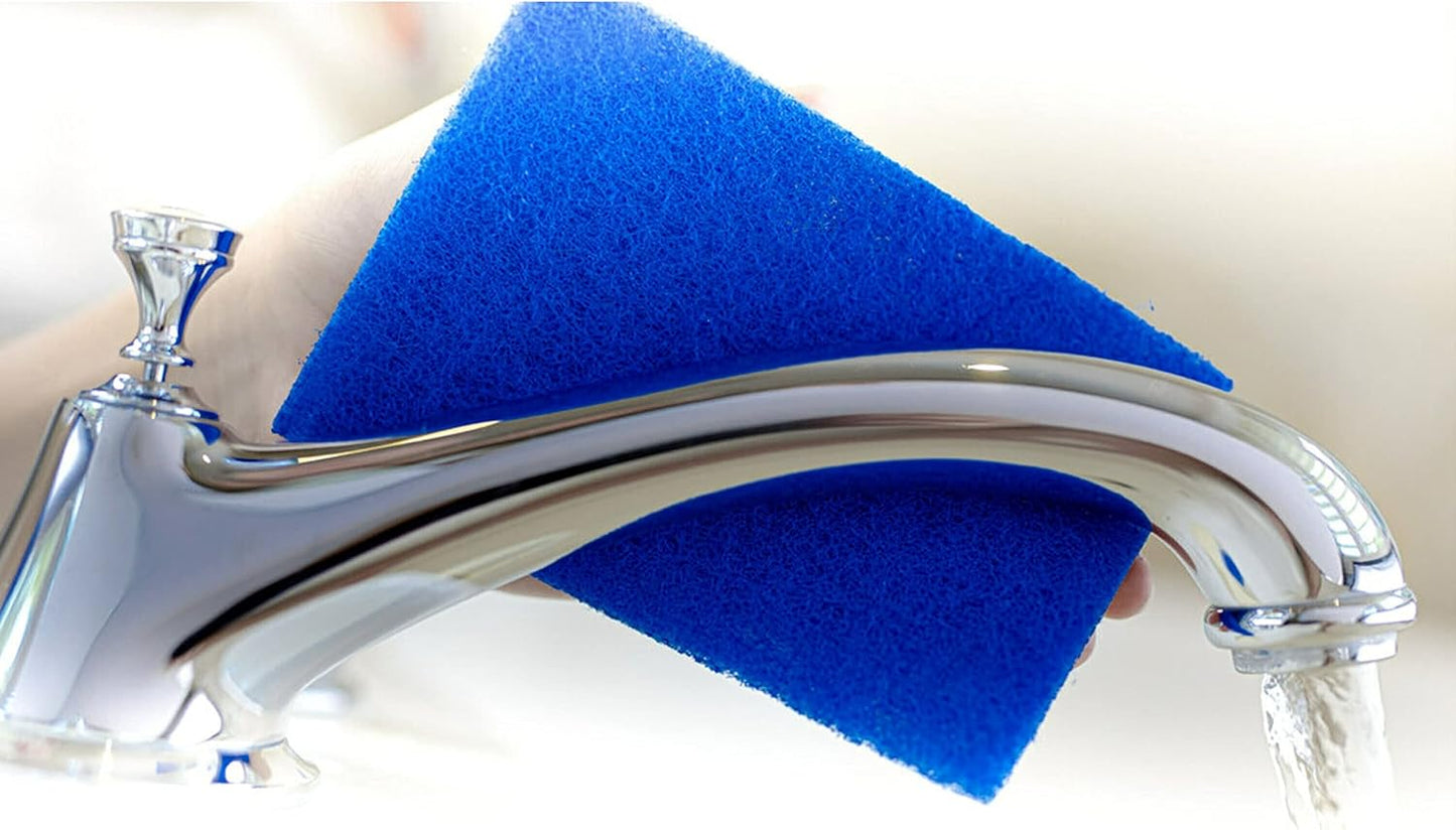 Scotch-Brite Zero Scratch Scouring Pad, Effective + Gentle Dish Scrubber for Household Cleaning, 3 Scrub Pads for Dishes, Nonstick Pots and Pans, Glass, Tubs, Showers, Reusable & Durable