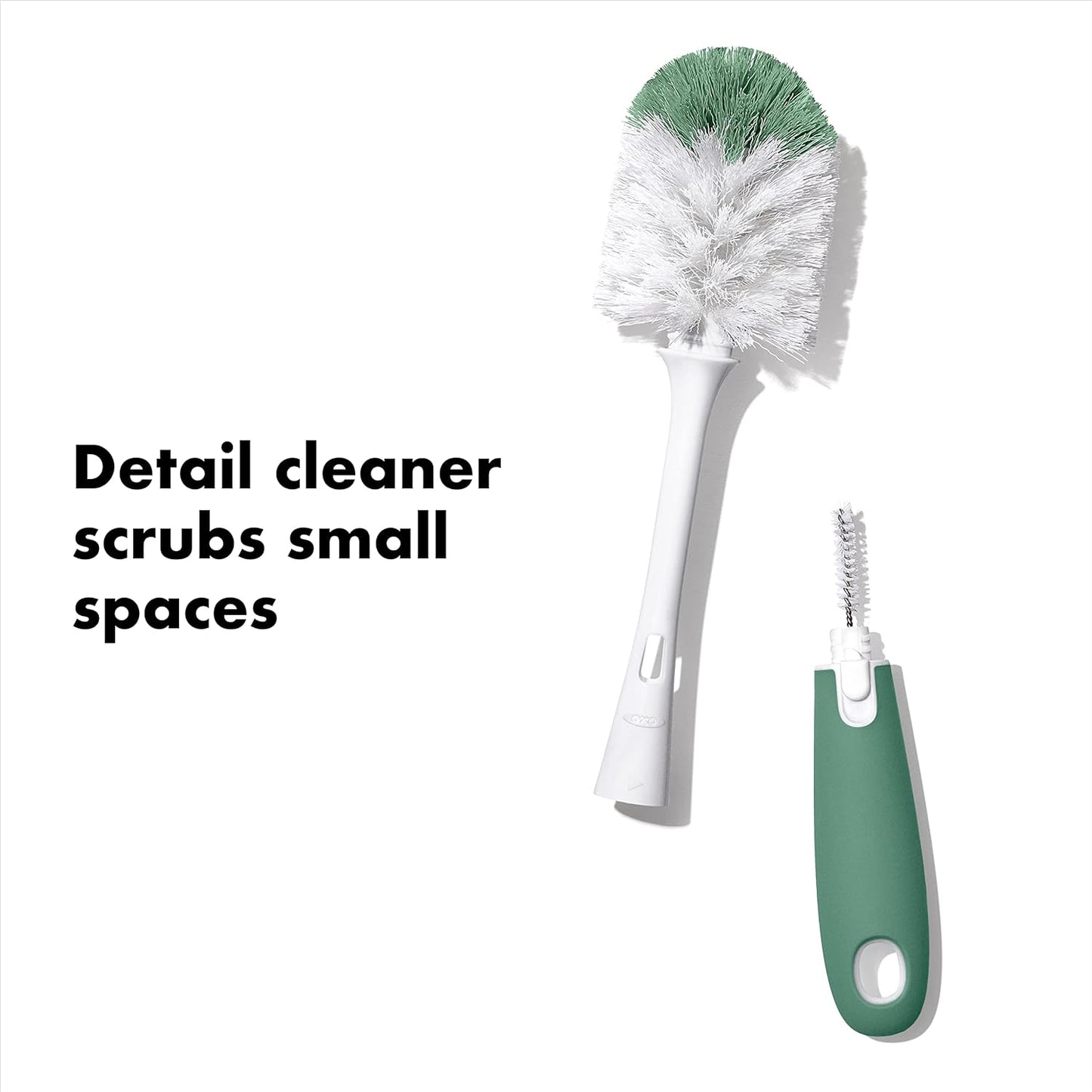 OXO Tot Bottle Brush with Stand, Baby Bottle Brush