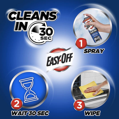 Easy-Off Fume Free Oven Cleaner Foam, Removes Grease & Burned-On Food, For Ovens, Air Fryers & More 14.5oz