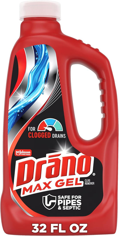 Drano Max Gel Clog Remover, 80 oz