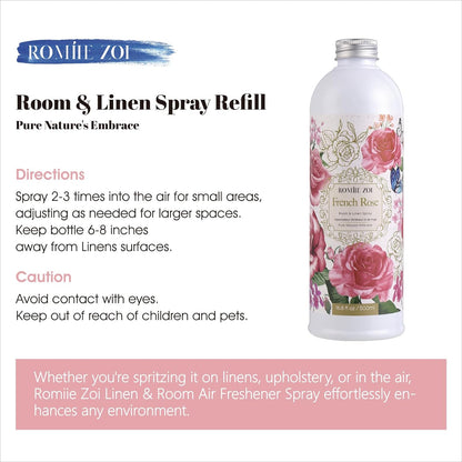 ROMIIE ZOI Room Spray Lemon, Air Freshener Spray Made with Natural Plant Extract, Scented Room Spray for Home Fragrance Fabric Spray Freshener 8.5 FL OZ