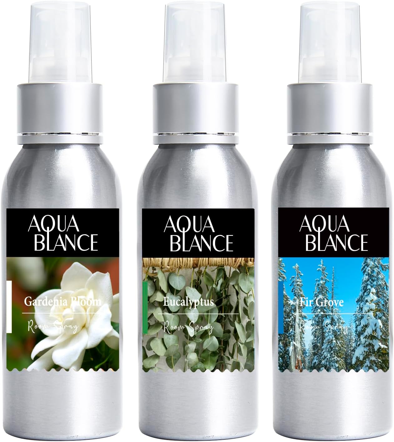 Fragrant Room Spray, Tropical, Ocean, Coconut, 3 x 3.4 fl oz, Air Fresheners Odor Eliminator for Home, Bathroom, Concentrated Room Spray