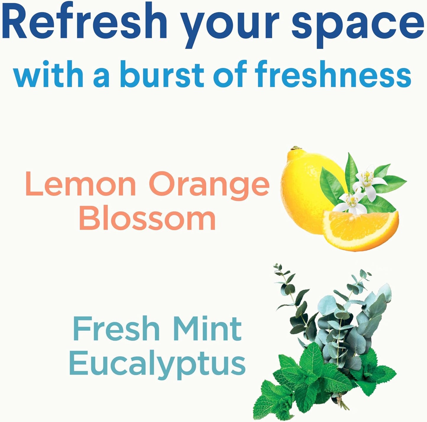 Clorox Disinfecting Mist Refill, Multi-Surface Disinfectant, Household Essentials, Lemongrass Mandarin, 16 Fluid Ounces