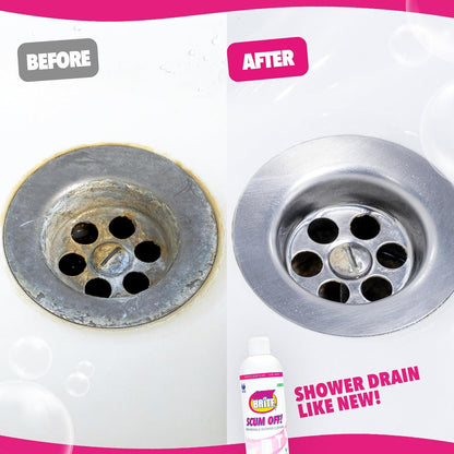 Quick 'n Brite Scum Off Shower Cleaner - No Scrub, No Harsh Chemical Daily Shower Cleaner, Multi-Surface All-Purpose Cleaner 64 Oz (Packaging May Vary)