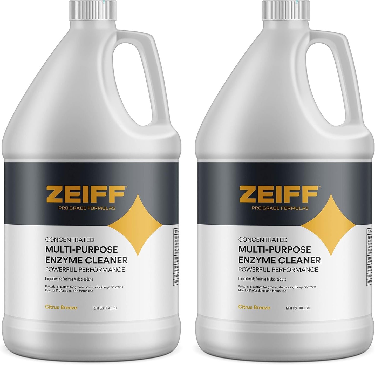 Zeiff Pro-Grade Multi-Purpose Probiotic Enzyme Cleaner - Powerful Cleaning & Odor Eliminating Formula For Professional & Home Surfaces - 32 Ounce - Fragrance Free