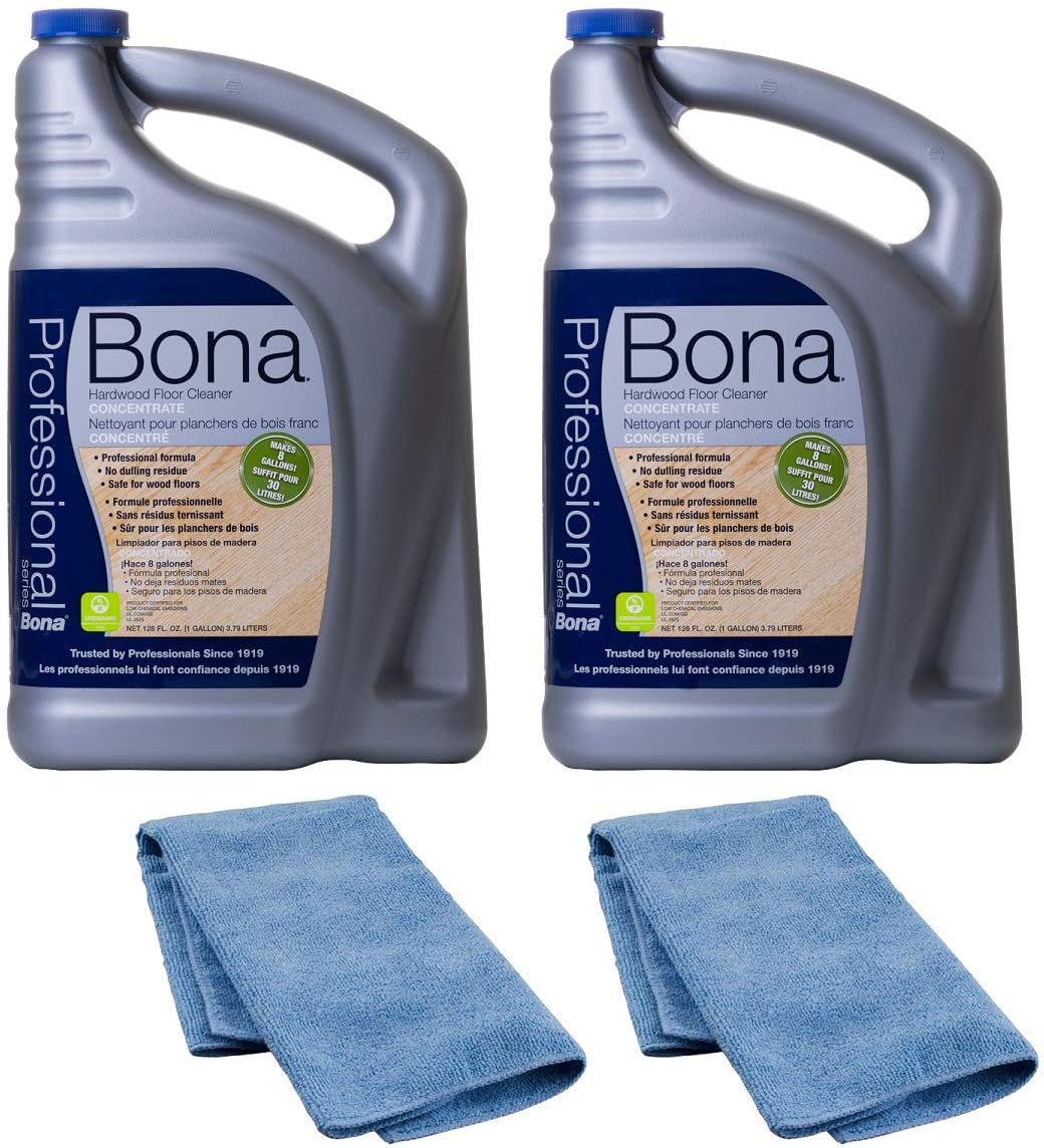 Bona® Hardwood Floor Cleaner Refill, 128 Fl Oz (Pack of 2)