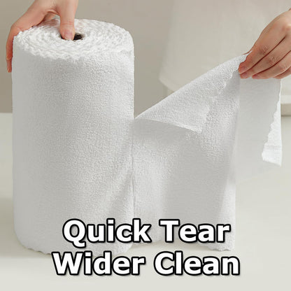 80 Pack Microfiber Cleaning Cloth Roll Reusable Paper Towels 12"x12" Tear Away Cloth, Microfiber Towels for Cars, Wash Cloths, Lint Free Dark Grey Rags for House, Kitchen,Window,Cleaning Supplies