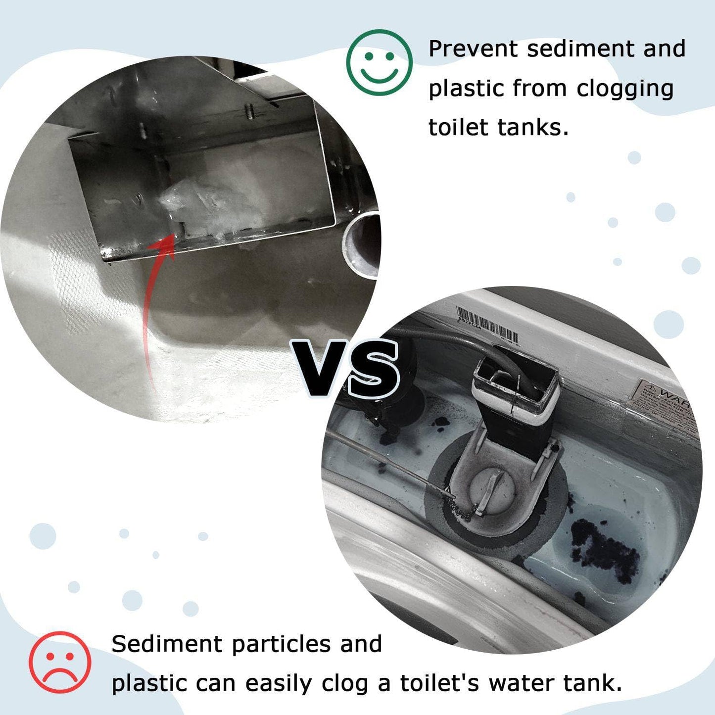 304 Stainless Steel Toilet Tank Cleaner Caddy with Adjustable Hook - Hanging Holder for Blue Tablets & Bleach Pods (Silver)