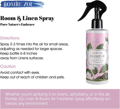 ROMIIE ZOI Room Spray Lemon, Air Freshener Spray Made with Natural Plant Extract, Scented Room Spray for Home Fragrance Fabric Spray Freshener 8.5 FL OZ