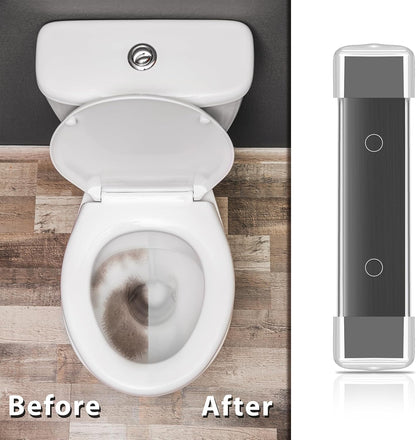 6 Pcs Magnetic Toilet Bowl Cleaner Black Toilet Cleaning Magnets Magnetic Tank Cleaner for Household Bathroom Cleaning Supplies Against Stains No Chemicals