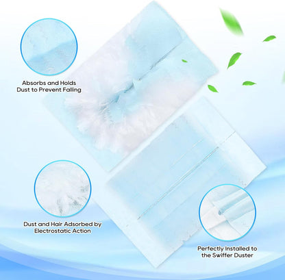 20 Count Duster Refill Compatible with Swiffer Hand Duster, Lavender Flavor Disposable Heavy Duty Duster Refills, Dusters Refills for Cleaning, Blinds & Ceiling Fan (Handle is Not Included)