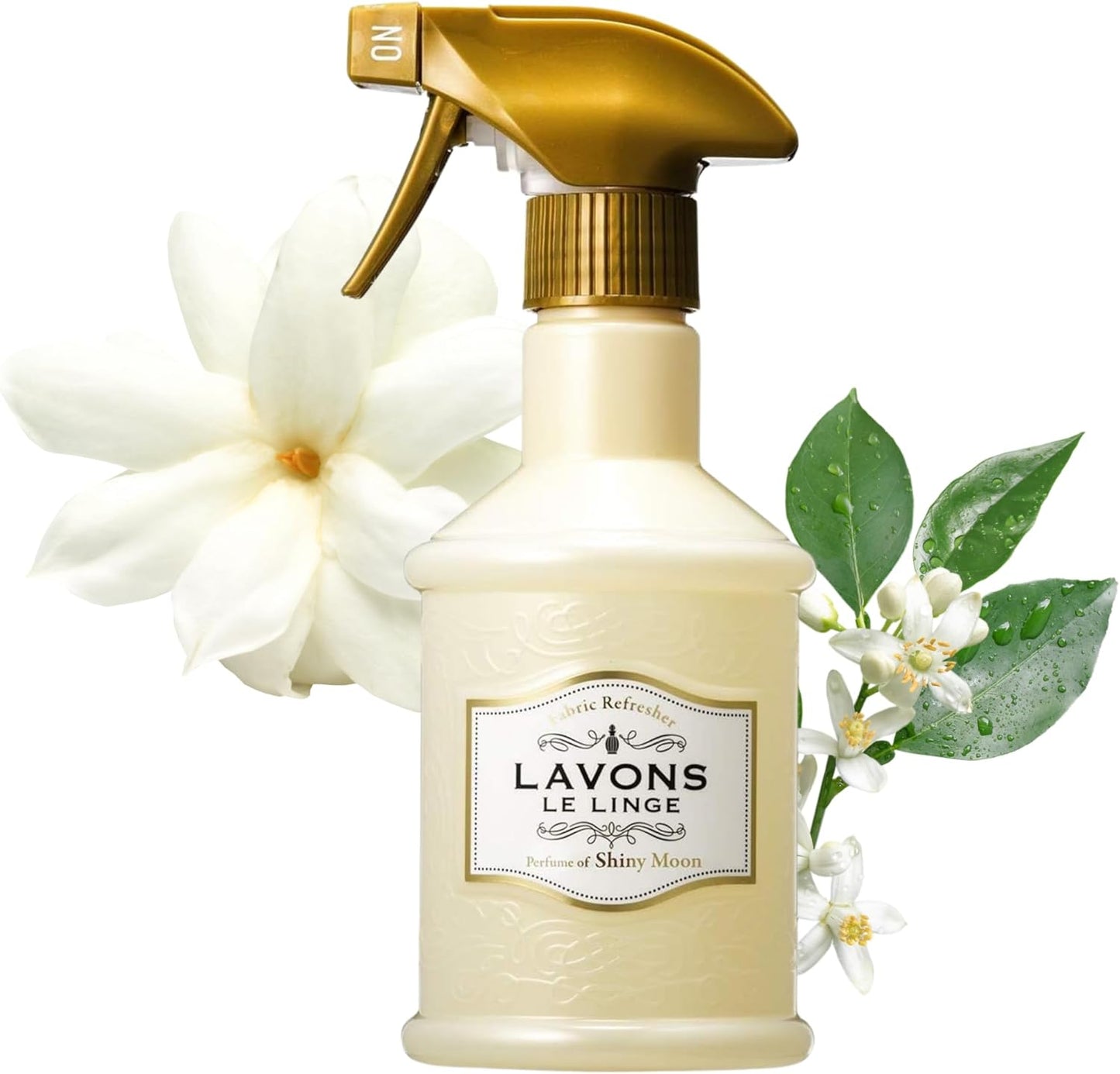 LAVONS Fabric Spray Freshener for Carpet Fresh, Pet Safe Linen Spray for Bedding, Organic Fabric Refresher Spray for Home & Offices, Natural Carpet Freshener from Japan, 12.5 Fl Oz SHINY MOON