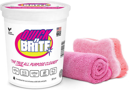 Quick 'n Brite All Purpose Cleaning Paste, True All Purpose Cleaner, Concentrated, 30 oz