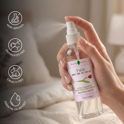 Lavender Room and Pillow Spray, Natural Aromatherapy Sleep Spray with Lavender Essential Oil for Relaxation, Fabric & Bedding Mist, Non-Aerosol Odor Neutralizer