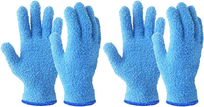 Evridwear Microfiber Plant Dusting Gloves Reusable Leaf Cleaning Glove for Houseplants,Blinds,Furniture and Small Objects
