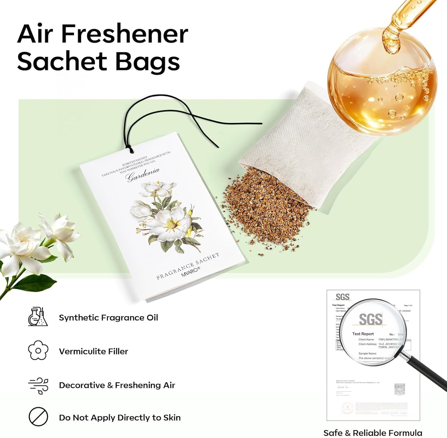 MYARO 12 Pack Fresh Linen Scented Sachets for Drawer, Closet & Car Air Freshener Bags | Odor Eliminator & Fabric Refresher | Crisp, Clean Home Fragrance Gift Set