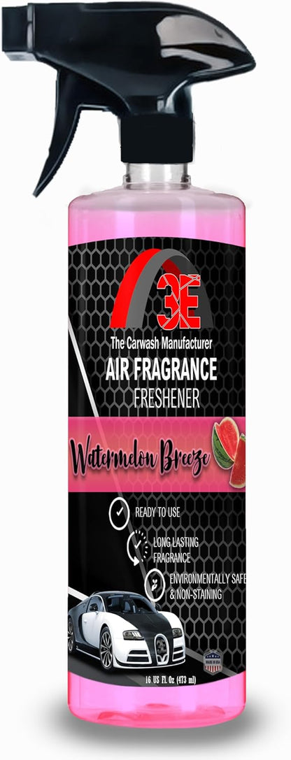 3E Car Air Freshener Premium Baby Powder Scent 16 fl oz – Professional Automotive Air Freshener & Odor Eliminator, Long-Lasting Interior Fragrance for Cars, Trucks, SUVs, RV, Home & Office