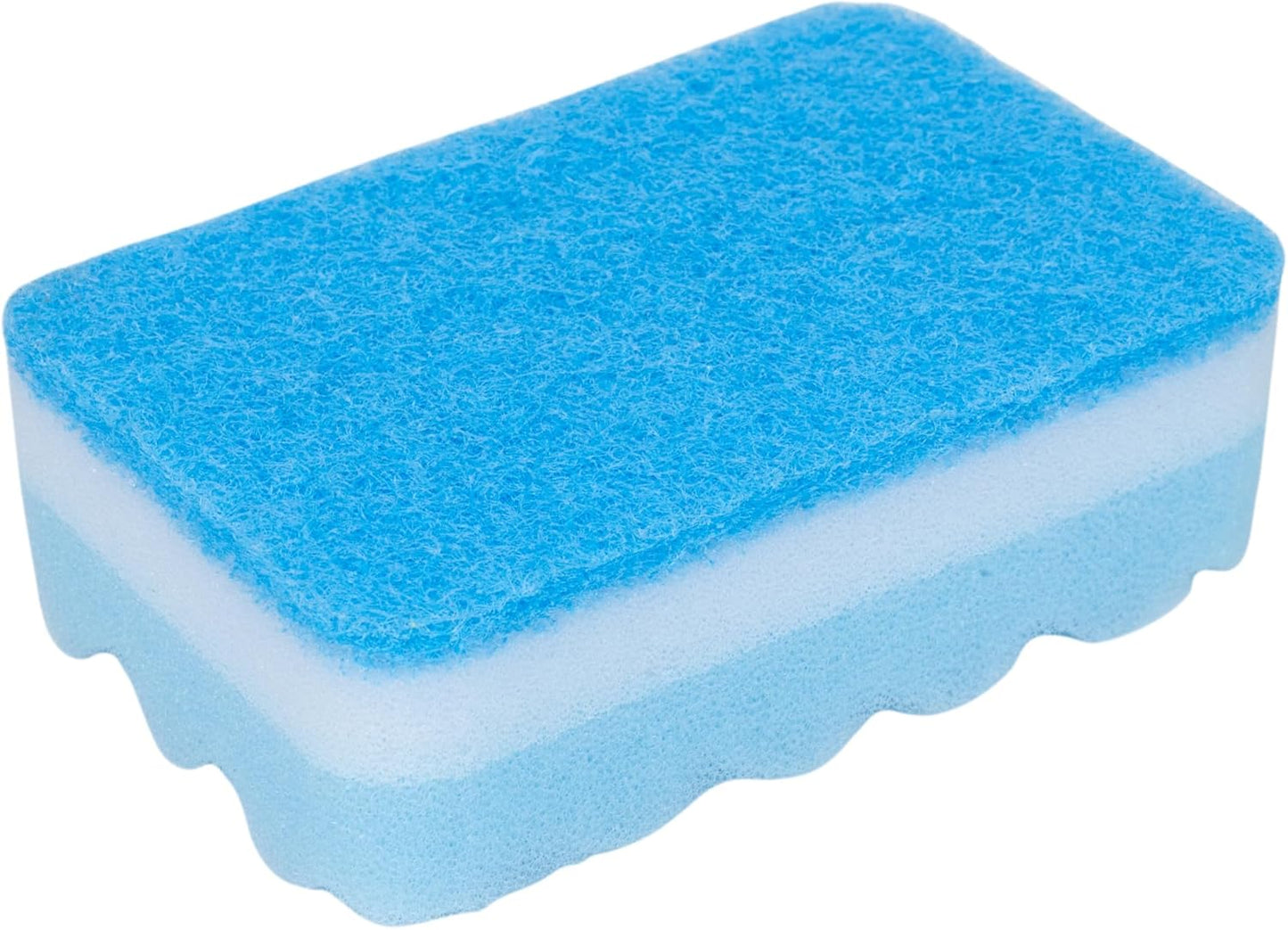 Fabuloso Scratch-Free Kitchen Dish Sponges, Purple Cellulose Scrubber Sponge with Scouring Pad for Dishes, Pots, Pans, Counters and Sinks, Tough on Messes, 4.25 x 2.75 x 1.25 in, 6 Count