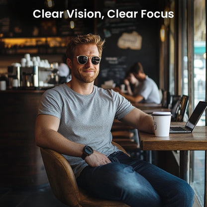 EVEO Glasses Cleaner Spray - Eyeglass Cleaner Lens Cleaner No Streaks Technology & Microfiber Cleaning Cloth - Glasses Cleaning Kit, Eye Glass Cleaners Spray - Screen & Eye Glasses Kit - 2 Pack