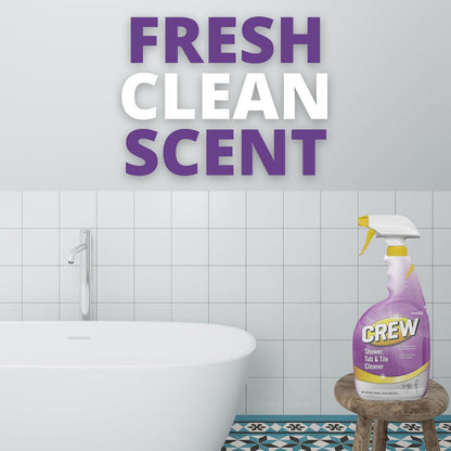 CREW Diversey CBD540281EA Shower, Tub & Tile Cleaner, Liquid, 32 oz