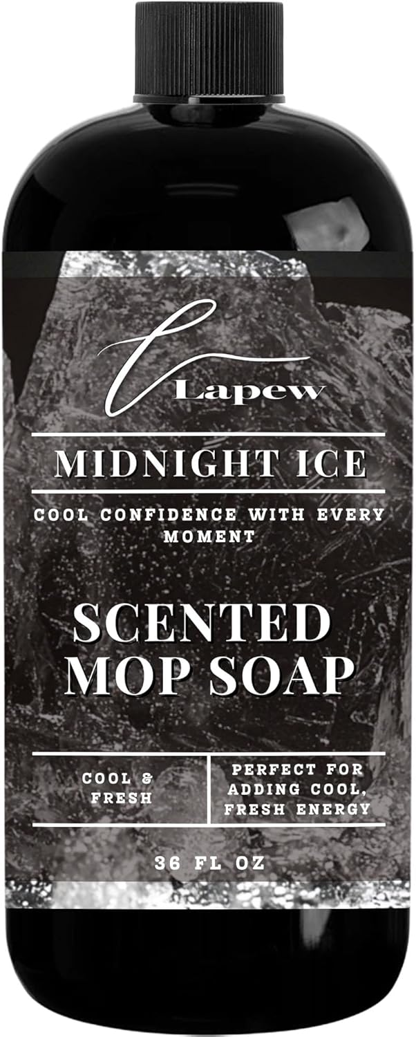 Lapew Santal Scented Mop Soap - Luxury Floor Cleaner Concentrate for Mopping Tile, Laminate, Vinyl & Hardwood | Streak-Free, Low-Foam | 36 oz - Colors C