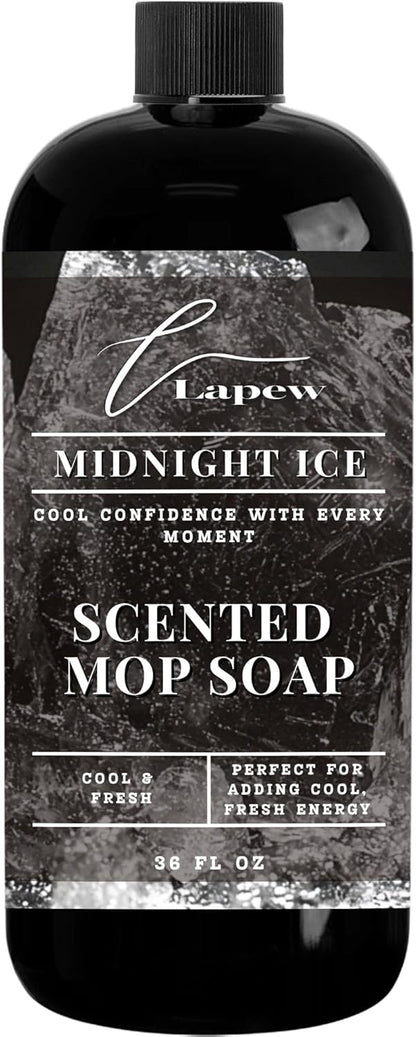 Lapew Santal Scented Mop Soap - Luxury Floor Cleaner Concentrate for Mopping Tile, Laminate, Vinyl & Hardwood | Streak-Free, Low-Foam | 36 oz - Colors C