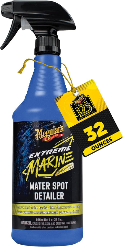 Meguiar's Extreme Marine Vinyl & Rubber Protectant M180132, 32 Oz Spray—Uv Protectant For Boat Owners & Rv Users; Use On Marine/Rv Vinyl And Rubber To Help Prevent Fading And Drying