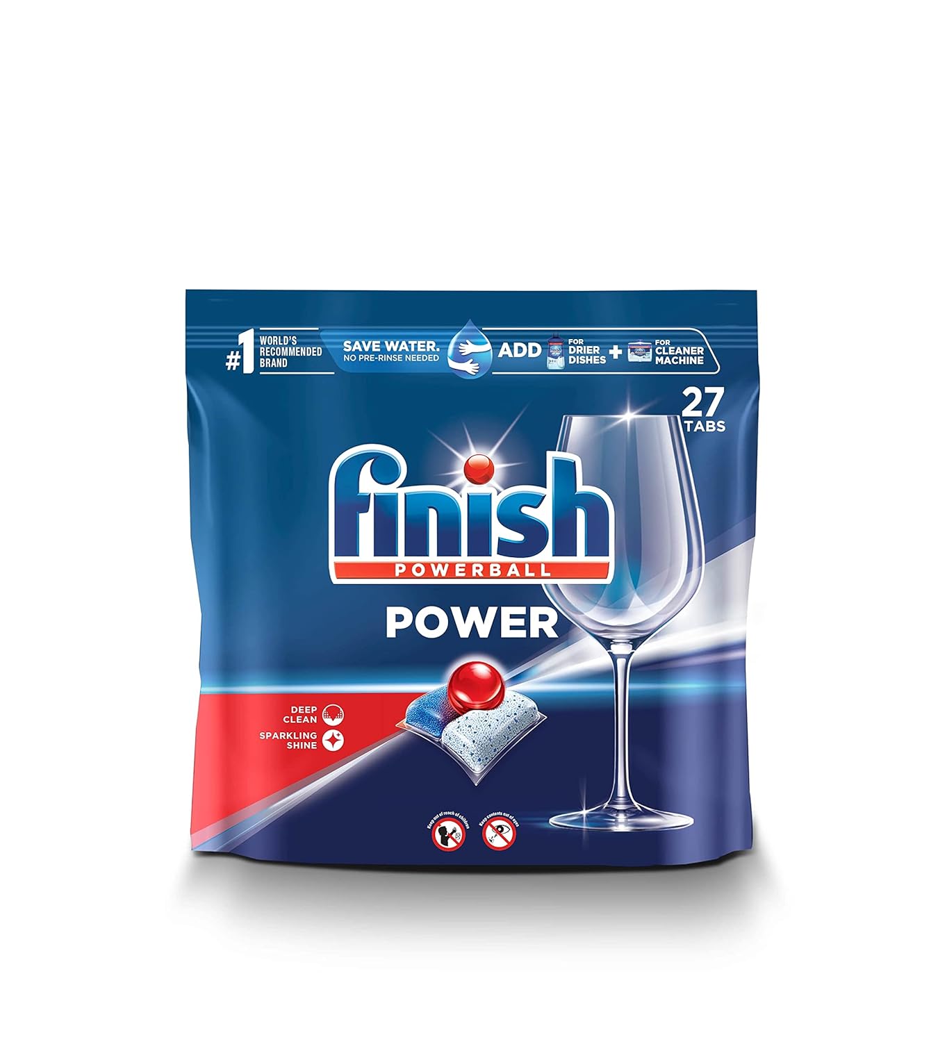 Finish Power Dishwasher Detergent 27ct