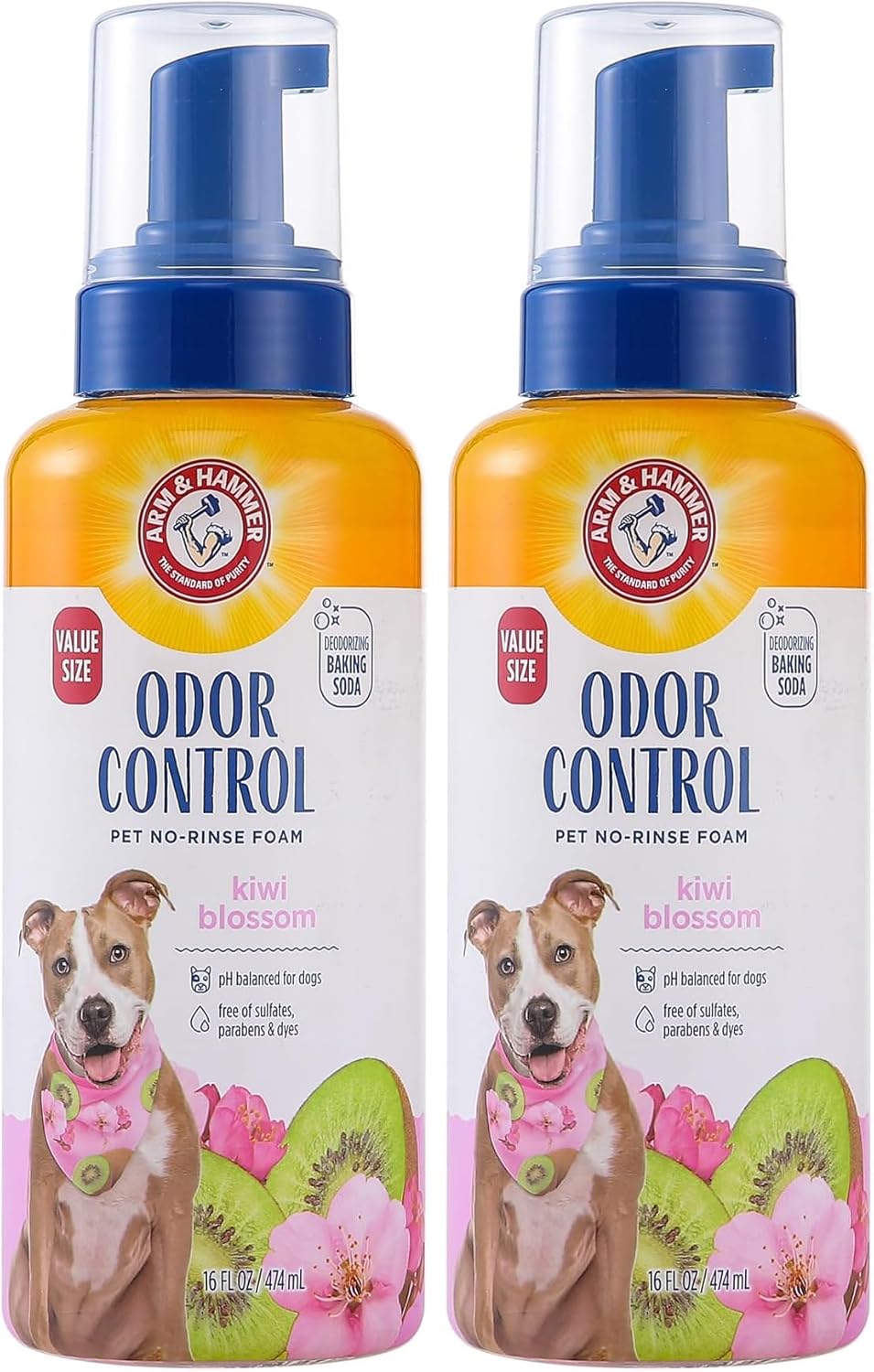 Arm & Hammer for Pets Super Deodorizing Dog Spray with Baking Soda for Odor Control, Freshens Coat Between Baths, pH Balanced Formula for Dogs, 8 Fl Oz - 2 Pack