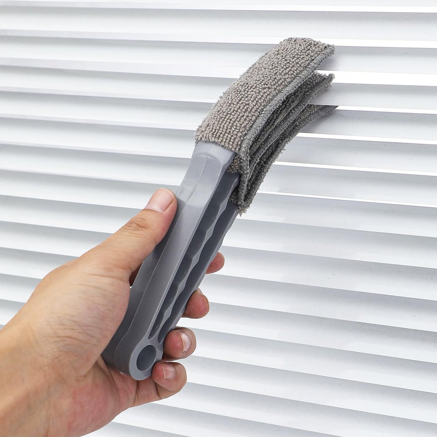 6 Pack Blind Duster Head Replacement Window Blind Cleaner Refill Microfiber Sleeves for Window Blinds Cleaner Duster Brush Blinds Cleaning Tool Air Conditioner Vent Cordless Shade Shutters