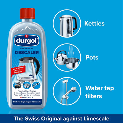 Durgol Universal Multipurpose Descaler/Decalcifier for Kitchen and Household Items, 25.4 Ounce
