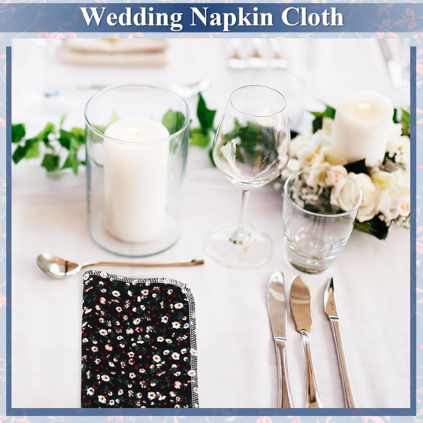 Redbaker 50 Pcs Reusable Paper Towels Paperless Reusable Cotton Cloths Toilet Absorbent Washable Paper Towels with Roll Kitchen Dishcloth for Kitchen Paperless Dishcloths(Stripe)
