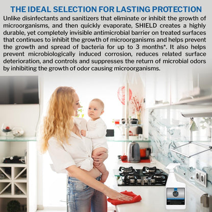 PermaSafe SHIELD, 90-Day Antimicrobial Surface Protectant; Mold, Mildew, Fungi, Algae and Odor Inhibitor, and More. (32 Oz.)