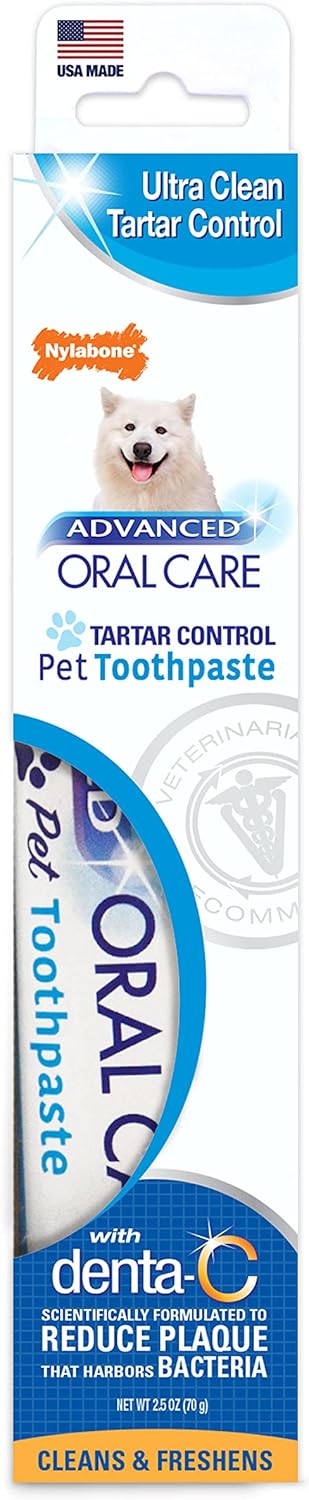 Nylabone Advanced Oral Care Natural Toothpaste Peanut Butter 2.5 oz. (1 Count)