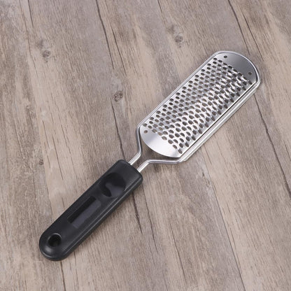 Housoutil Professional Grater, Foot File Foot Scrubber Pedicure, Callus Remover Stainless Steel Pedicure Rasp Feet Cheese Grater Heel Scraper Care for Scraper Corns Callous Removers Cracked Dead