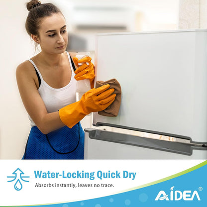 AIDEA Microfiber Cleaning Cloth-50PK, Soft Microfiber Towels for Cars, Absorbent Cleaning Rags, Lint-Free Streak-Free Wash Cloths for House, Kitchen, Window(12in.x12in)