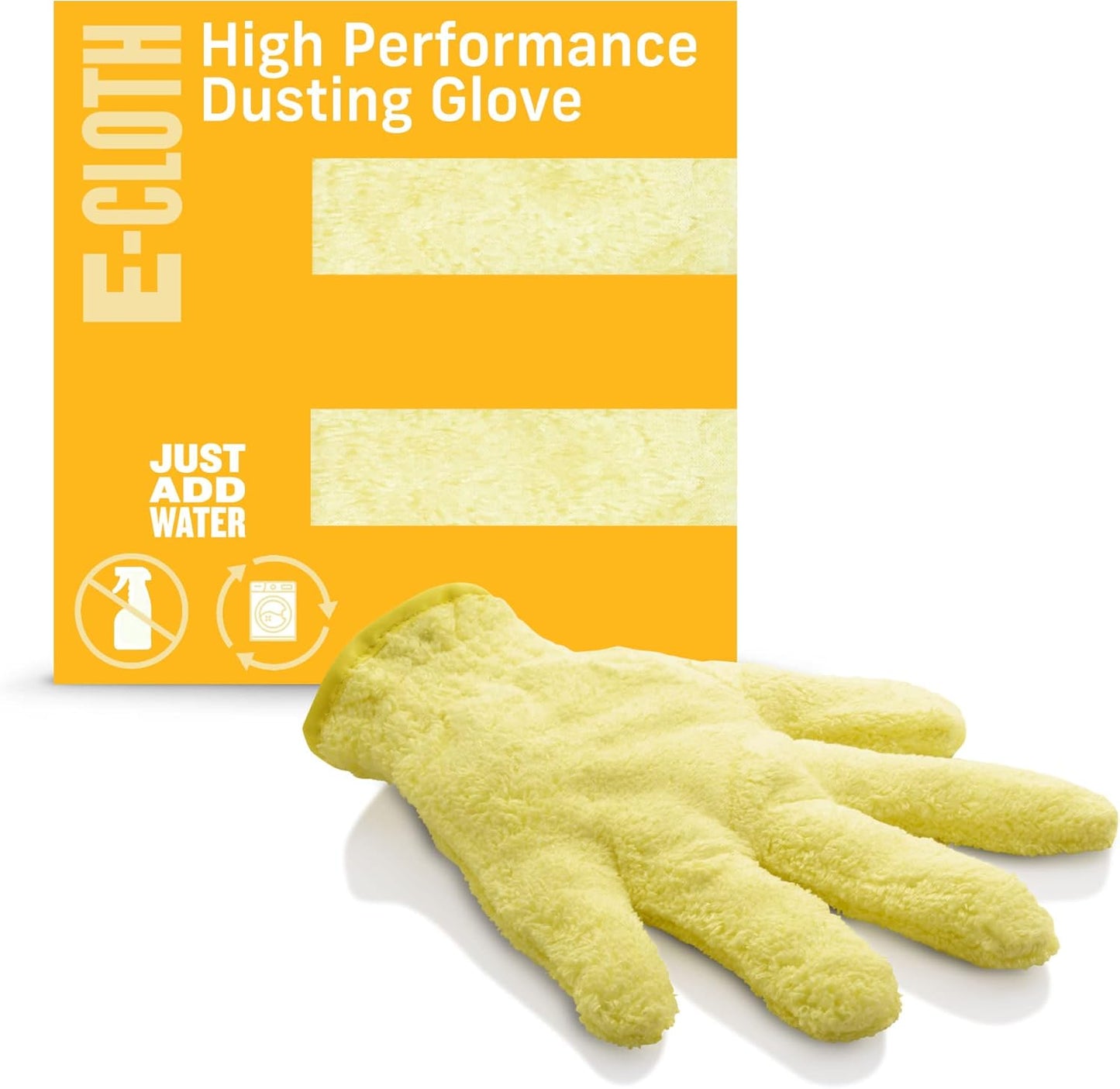 E-Cloth High Performance Dusting Glove, Microfiber Cleaning Cloth, Traps Dust, Pollen, Pet Fur, and Hair, Great for Wood and Leather Surfaces, Washable and Reusable, 1-Pack