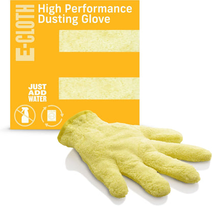 E-Cloth High Performance Dusting Glove, Microfiber Cleaning Cloth, Traps Dust, Pollen, Pet Fur, and Hair, Great for Wood and Leather Surfaces, Washable and Reusable, 1-Pack