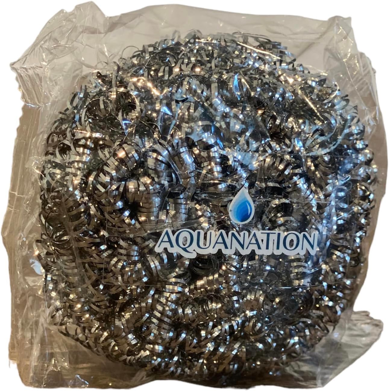 AquaNation Premium Stainless Steel Scouring Pads [Large 50 Gram] | Heavy Duty 12 Pack | Industrial & Commercial Grade Steel Wool Scrubbers | Individually Wrapped Scrubbing Sponges