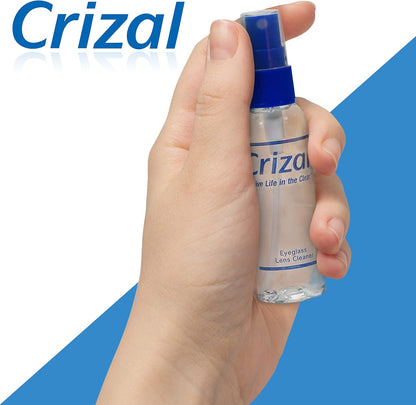 Crizal Eyeglass Lens Cleaning Solution – 4 Pack – Safe for AR-Coated Lenses – Designed & Tested by The AR Coating Experts